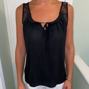 Ann Taylor Loft black blouse